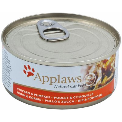 Applaws Cat kuřecí prsa a dýně 24 x 156 g