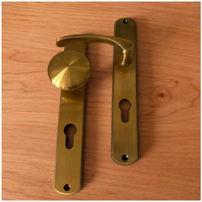 EUROLATON 5006 model kliky povrch brinýr Klika levá koule – PZ – 90 mm – Sleviste.cz