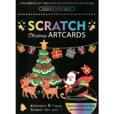 Obrázek škrabací Mark 9 ks 11 vánoce – Zboží Mobilmania