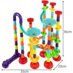 Kruzzel 22884 Kuličková dráha 113 ks – Zboží Mobilmania