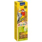 Vitakraft KRÄCKER tyčinky STŘEDNÍ PAPOUŠEK kiwi & citrus 180g – Hledejceny.cz