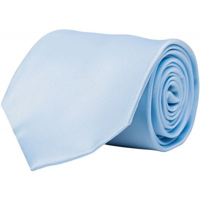 Jednoduchá saténová kravatasvětle modrá (light blue) – Zboží Dáma
