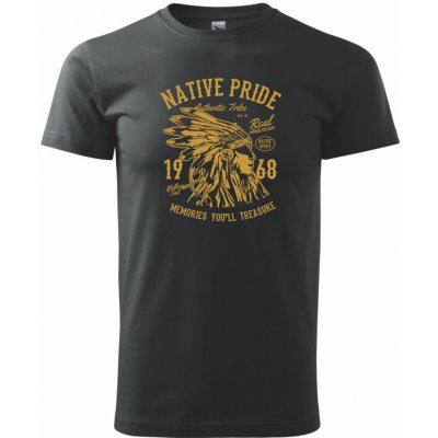 Native Pride Klasické pánské triko černá – Zboží Mobilmania