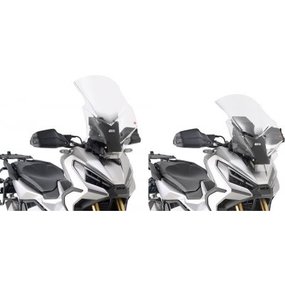 D1188St čiré plexi Honda X-Adv 750 (21-25), vxš640x435 mm, o 100 mm vyšší než orig. – Hledejceny.cz