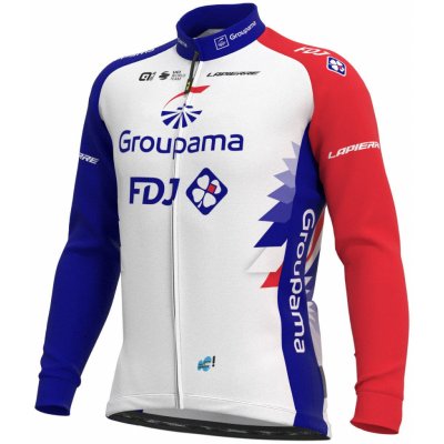 Alé jarní a podzimní GROUPAMA FDJ 2021 bílý / červený pánský