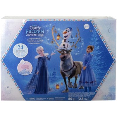 Mattel Disney Frozen Adventní kalendář s malými panenkami 2024 mHWX20 – Zboží Dáma