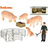 Figurka Mikro trading ZooLandia Zvířátko farma s mláďaty a doplňky