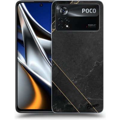 Pouzdro Picasee silikonové Xiaomi Poco X4 Pro 5G - Black tile čiré – Hledejceny.cz