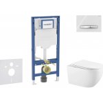 GEBERIT Duofix s tlačítkem Sigma50 chrom/alpskáSANI11CA3141B – Zboží Dáma