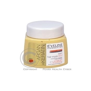 Eveline Argan + Keratin maska na vlasy 8v1 500 ml