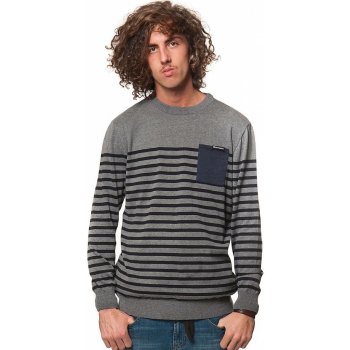 Horsefeathers spin sweater gray melange