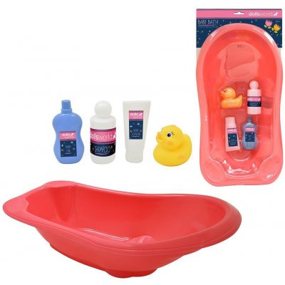 Dolls World Koupací set pro panenky 46 cm s vaničkou a doplňky – Sleviste.cz