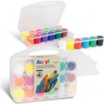 akrylové barvy PRIMO 18 x 25 ml 2x miniplátno – Zboží Dáma