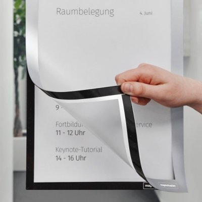 Magnetoplan Magnetofix samolepící magnetický rámeček A6 stříbrný 2 ks – Zboží Živě