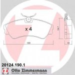 ZIMMERMANN Sada brzdových destiček kotoučové brzdy ZIM 20124.190.1