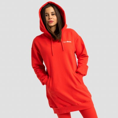 GymBeam dámská Longline mikina Limitless Hot Red hot red – Zbozi.Blesk.cz