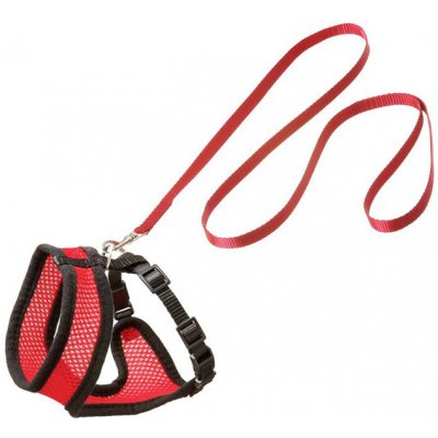 Flamingo postroj M síťovaný s vodítkem pro kočku 1 - 32 36 - 48 1,1 x 110 cm – Zboží Dáma