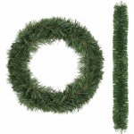 SPRINGOS Vánoční řetěz Girlanda z větviček 400 cm zelená CA0949-XG – Zboží Dáma