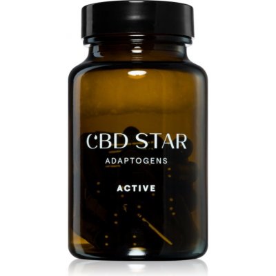 CBD Star Adaptogens Active Medicinální houby Lion's mane a Cordyceps + CBD 30 kapslí – Hledejceny.cz