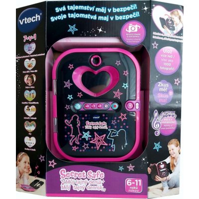 Vtech Interaktivní hračka Kidi Secret Safe Môj tajný denník čierný SK – Zbozi.Blesk.cz