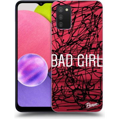 Pouzdro Picasee silikonové Samsung Galaxy A03s A037G - Bad girl čiré – Zboží Mobilmania