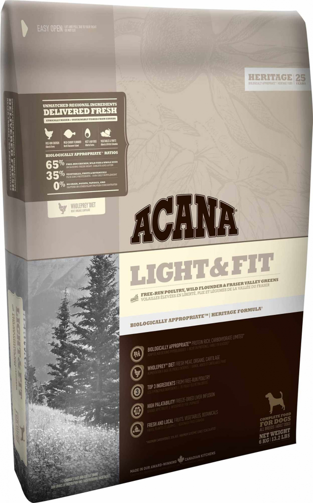 Acana Heritage Light & Fit 11,4 kg