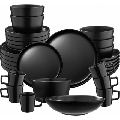 BestBerg 15 ks sada nádobí s mramorovým povrchem BBN-1015A černá – Zboží Dáma