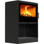 Kratki KARI 80 průměr 180 12 kW integr. dřevník Thermotec černá – Hledejceny.cz