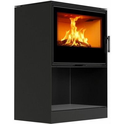 Kratki KARI 80 průměr 180 12 kW integr. dřevník Thermotec černá – Hledejceny.cz