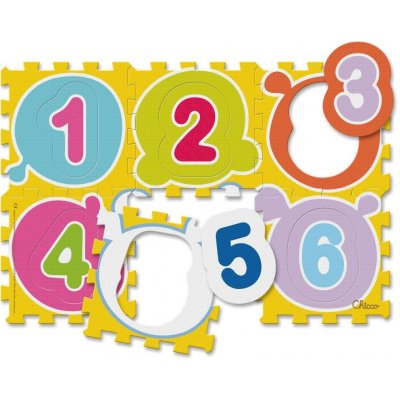 Chicco puzzle číslice 6 ks – Zboží Dáma