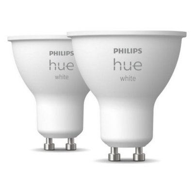 Philips LED žárovka GU10 Hue 2ks 5,2W 50W teplá bílá 2700K stmívatelná – Zboží Živě