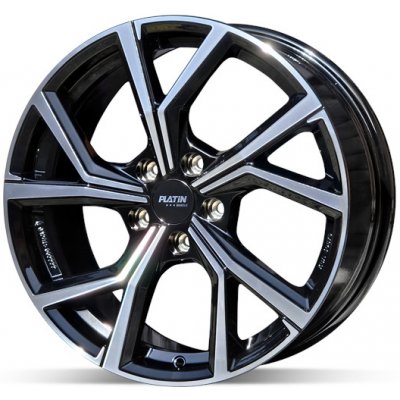 Platin P115 7x17 5x112 ET45 black gloss