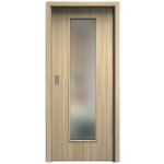 Sapeli Elegant Komfort M55 posuvné dub Hikari 100 x 197 cm Satináto bílé – Hledejceny.cz