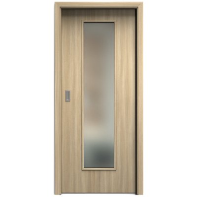 Sapeli Elegant Komfort M55 posuvné dub Hikari 100 x 197 cm Satináto bílé – Hledejceny.cz
