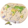 Nástěnné mapy VEMKEL Dřevěná mapa světa pro dětí