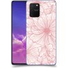 Pouzdro a kryt na mobilní telefon Samsung Pouzdro ACOVER Samsung Galaxy S10 Lite s motivem Floral I