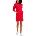 Tommy Hilfiger dámské mikinové šaty Logo Funnel červené S – Zboží Mobilmania