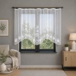 Dekorační žakárová záclona s řasící páskou MILLY 150 bílá 300x150 cm MyBestHome – Hledejceny.cz