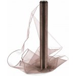 Organza 40 cm/10y hnědá – Zboží Dáma