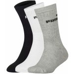 Puma pánské ponožky 3 páy černá/šedá/bílá – Sleviste.cz
