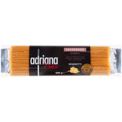 Adriana celozrnné špagety 0,5 kg – Zboží Dáma