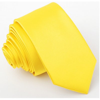 Úzká žlutá kravata Greg 99182 – Zboží Mobilmania