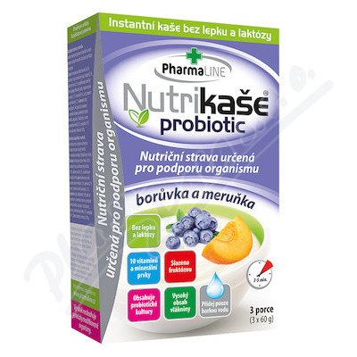 MOGADOR Nutrikaše probiotic meruňka a borůvka 180 g 3x60 g – Zboží Dáma