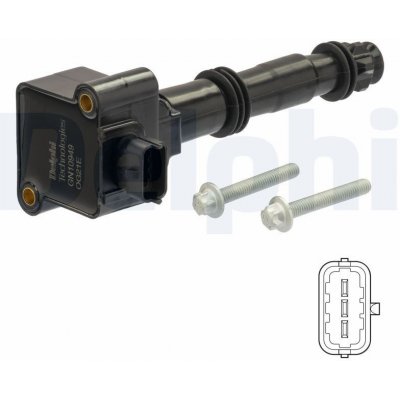 Zapalovací cívka DELPHI GN10949-12B1 – Hledejceny.cz