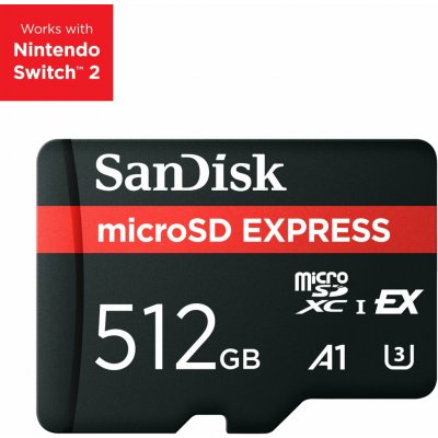 SanDisk MicroSD Express 512GB SDSQXFN-512G-GN4NN – Zboží Živě