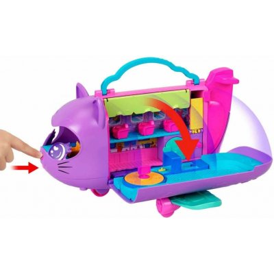Mattel Polly Pocket KOČIČÍ LETADLO, HWP19 – Zbozi.Blesk.cz