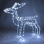 MagicHome Dekorace Vánoce Sob 144 LED studená bílá 230V 50 Hz exteriér 59x27,50x64 cm ST8091127 – Hledejceny.cz