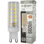 ECOLIGHT LED žárovka G9 - 7W - 660lm - 4000k - neutrální bílá – Hledejceny.cz