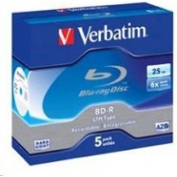 Verbatim BD-R 25GB 6x, jewel, 5ks (43753)