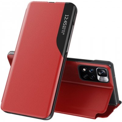 Pouzdro Forcell Eco Leather View Case Xiaomi Redmi Note 11T 5G / Redmi Note 11S 5G / Poco M4 Pro 5G červené